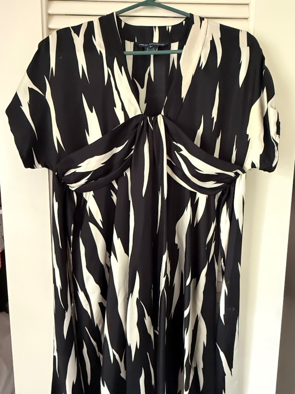 French Connection Zebra Dress